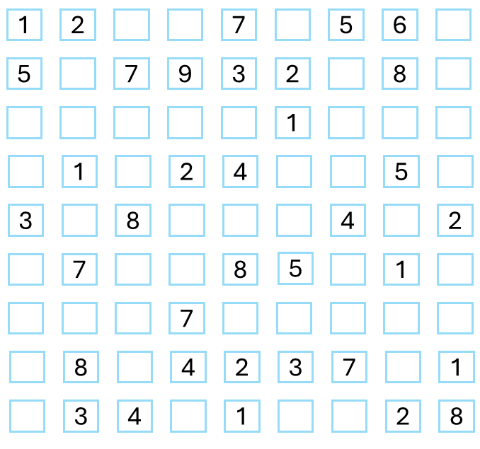 Sudoku Test Case 1